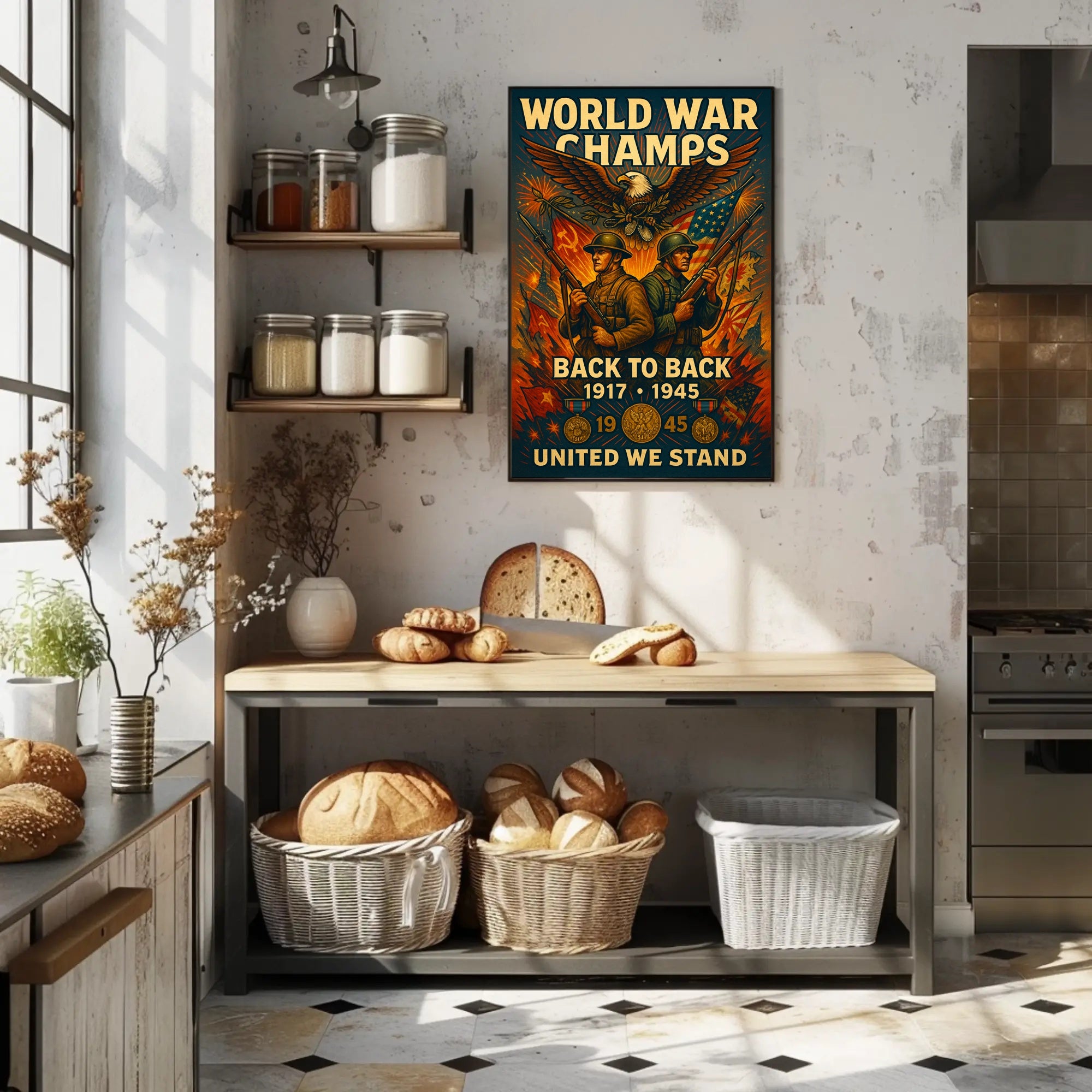 World War Champs Poster PosterGoat