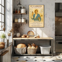 St. Gabriel the Archangel Poster PosterGoat