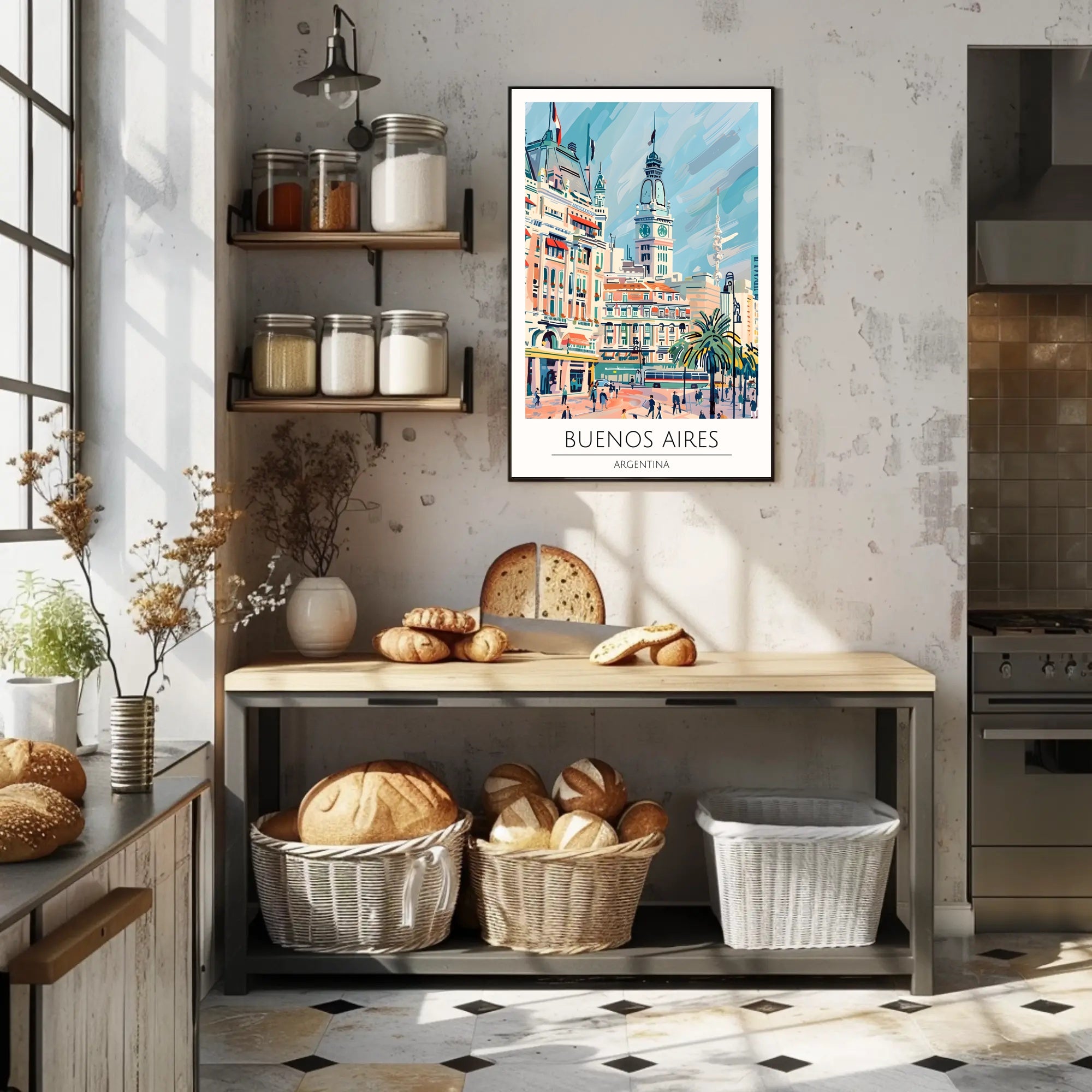 Buenos Aires Cityscape Poster PosterGoat