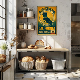 California The Golden State Poster