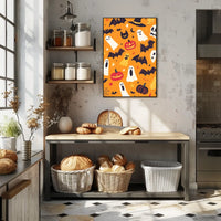 Halloween Theme Whimsical Festive Spooky Poster