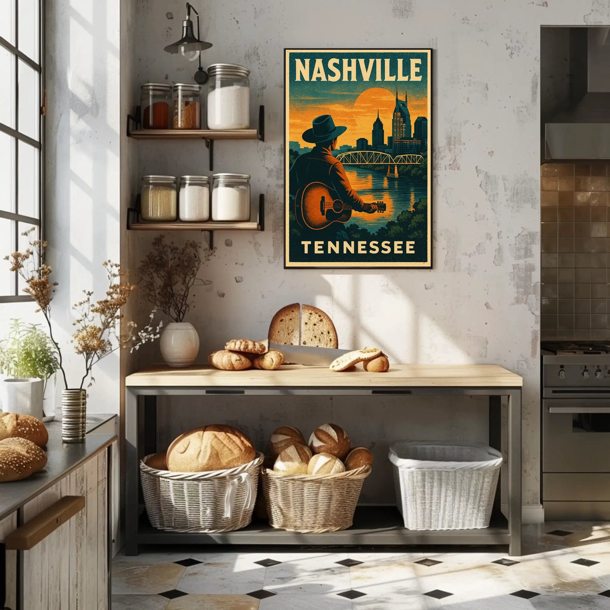 Nashville Skyline Poster