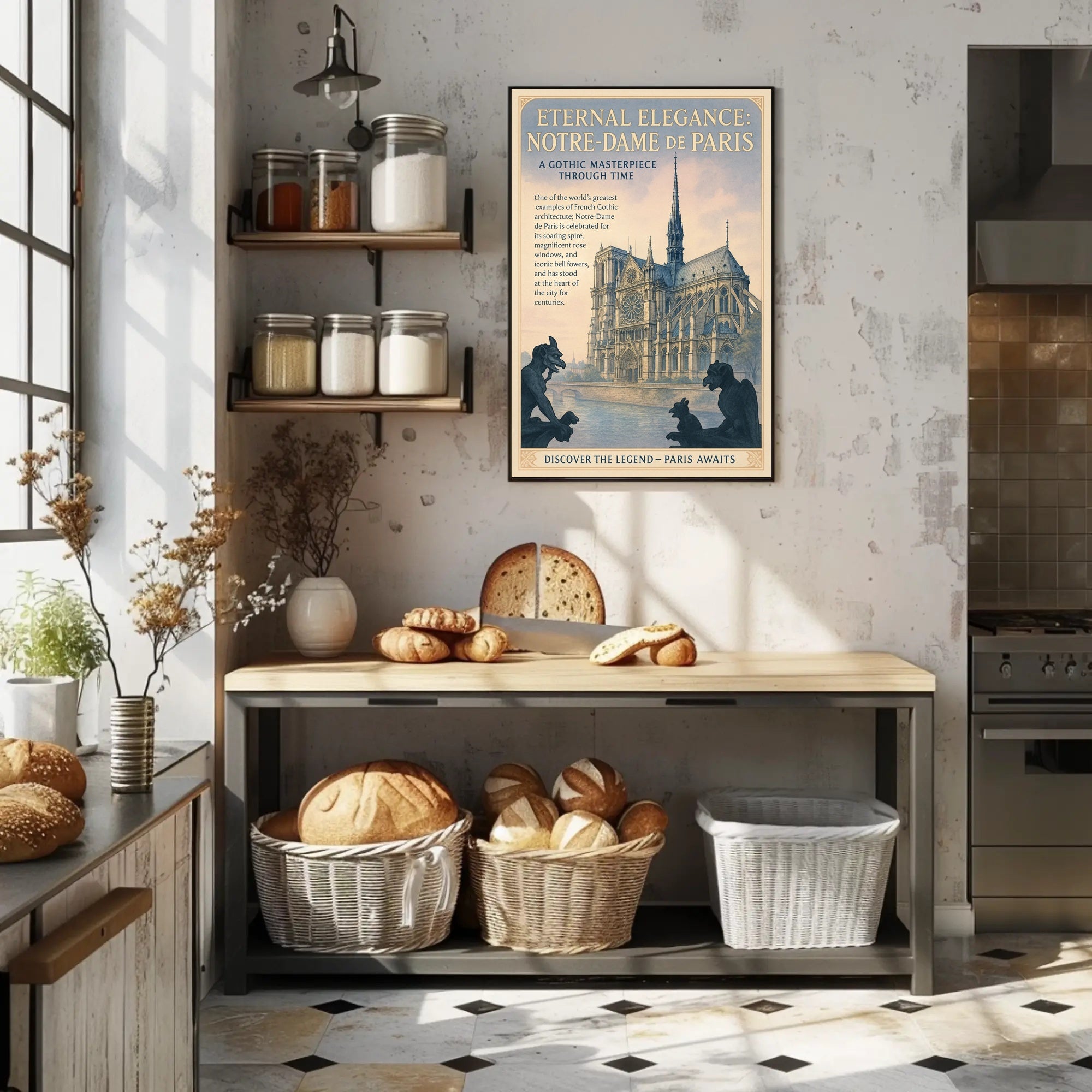 Eternal Elegance: Notre-Dame de Paris Poster PosterGoat