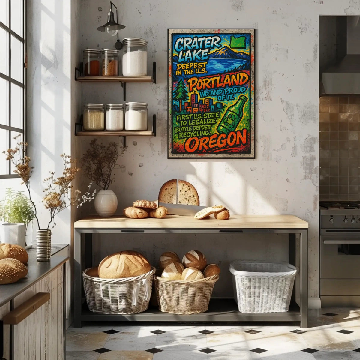 Oregon Highlights Poster