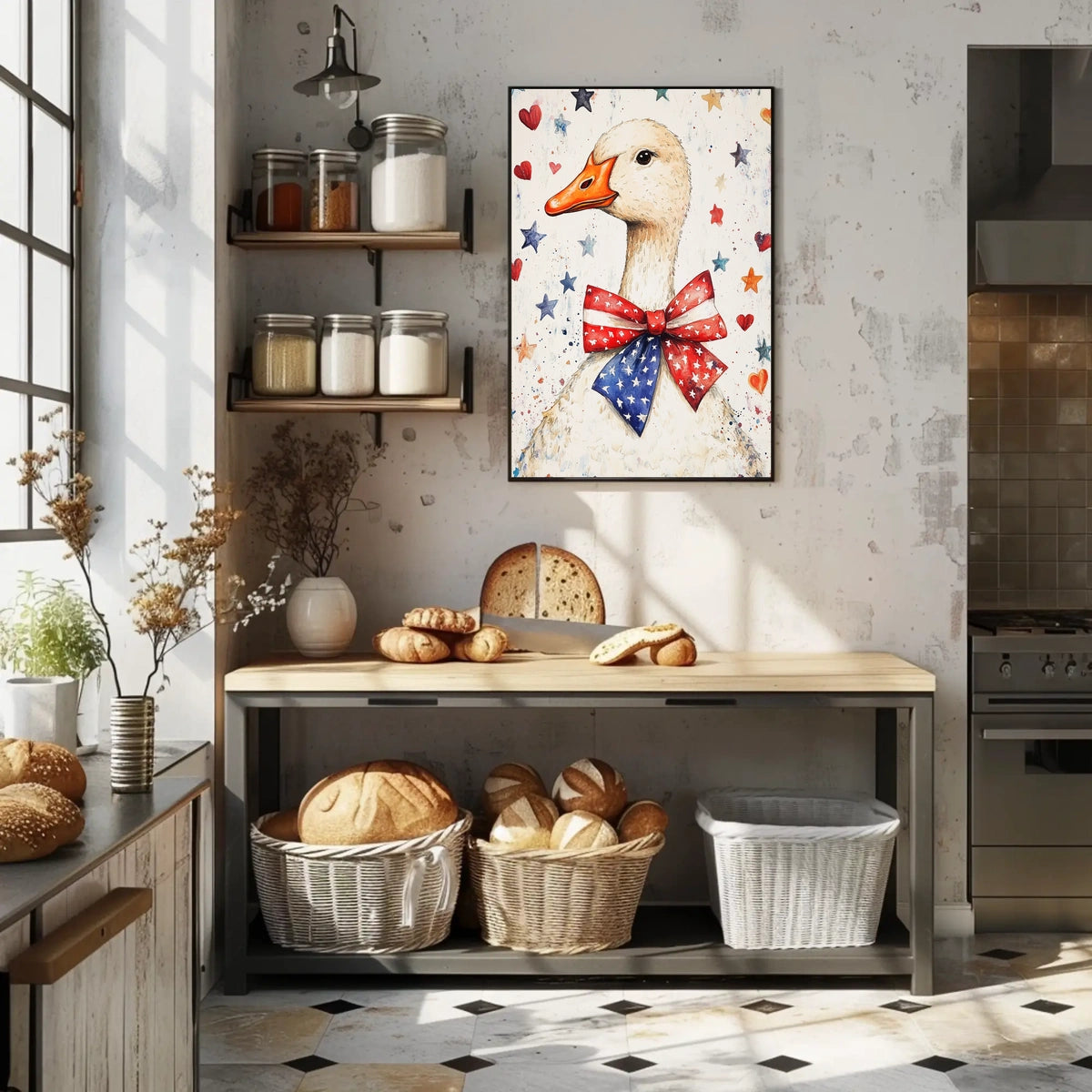 patriotic goose Poster