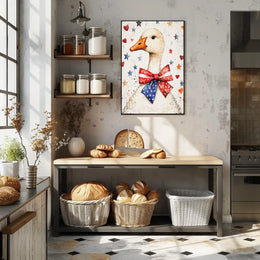patriotic goose Poster