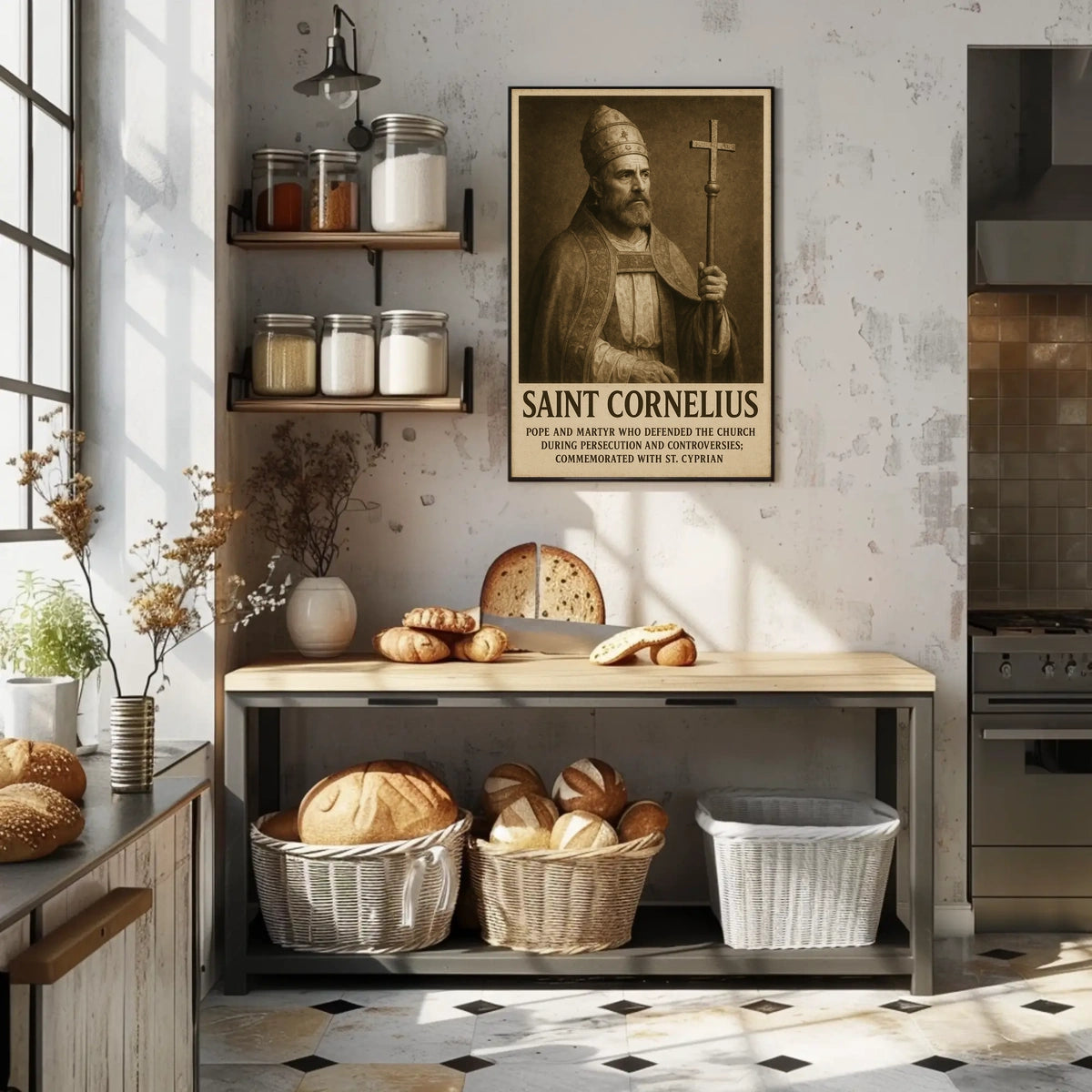 Saint Cornelius Pope And Martyr Poster