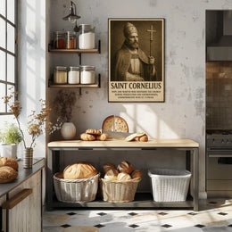 Saint Cornelius Pope And Martyr Poster