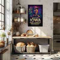 Discover Iowa Heart of Americas Breadbasket Poster