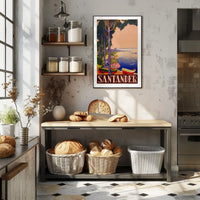 Santander Coastal Retreat Poster