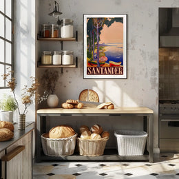 Santander Coastal Retreat Poster