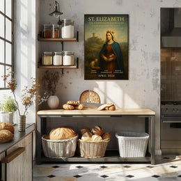 St. Elizabeth The Compassionate Healer Poster