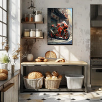 Urban Motorcycle Dream Poster PosterGoat