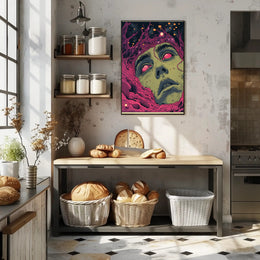 Cosmic Awakening Art Print Poster for Home Decor and Wanderlust Enthusiasts PosterGoat