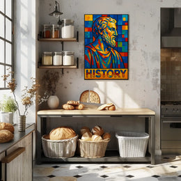 Vibrant History Mosaic Poster