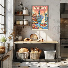 Dubai The Jewel of the Emirates Poster