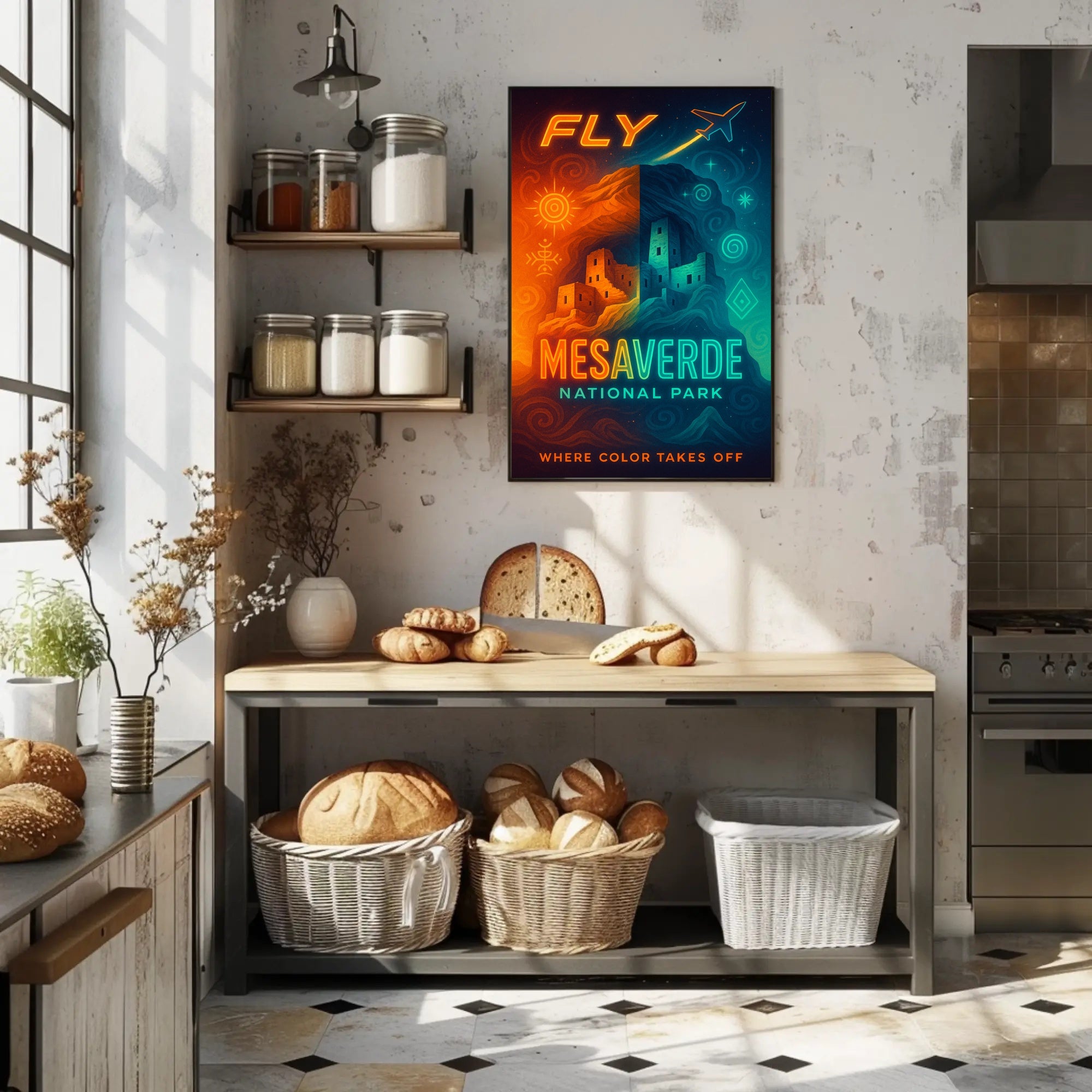 Fly to Mesa Verde National Park Poster