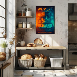 Fly to Mesa Verde National Park Poster