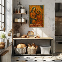 Saints Perpetua And Felicity Poster