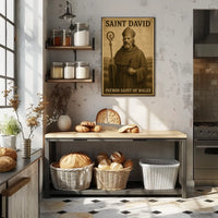 Saint David Patron Saint Of Wales Poster