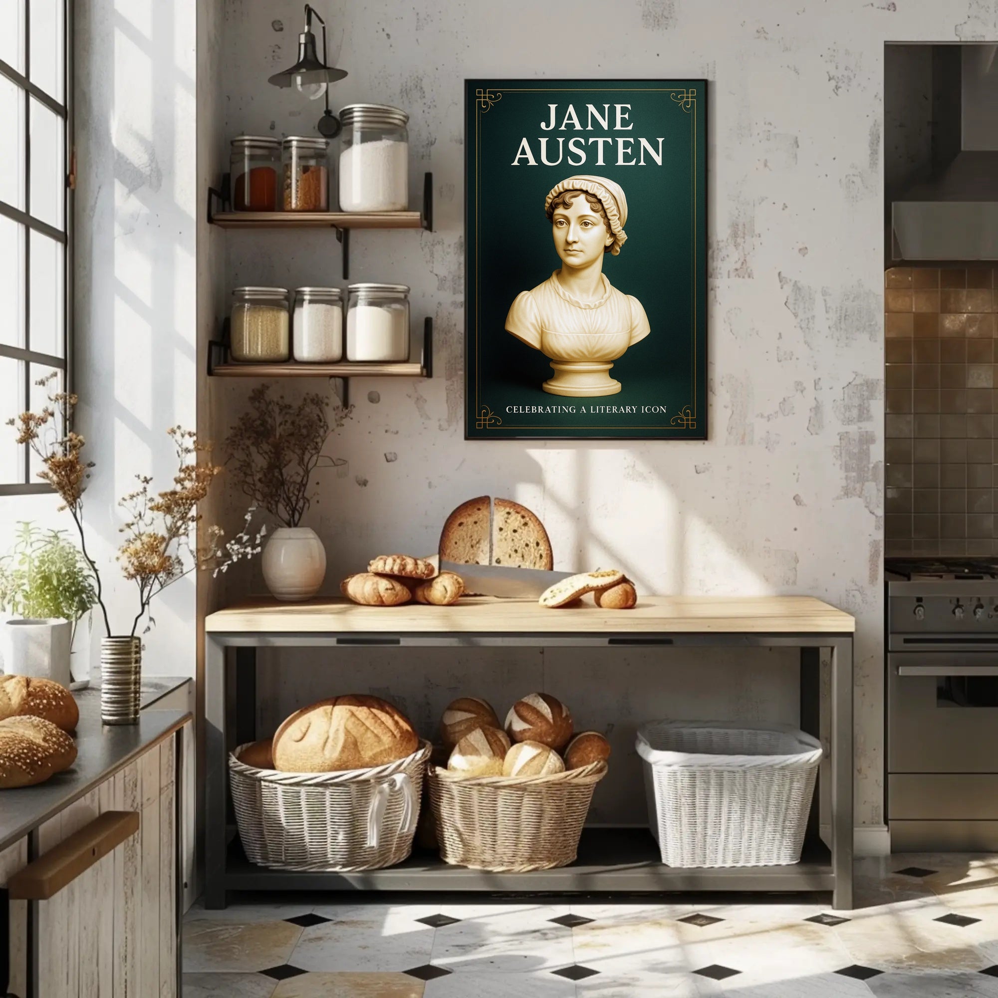 Jane Austen Celebrating a Literary Icon Poster PosterGoat