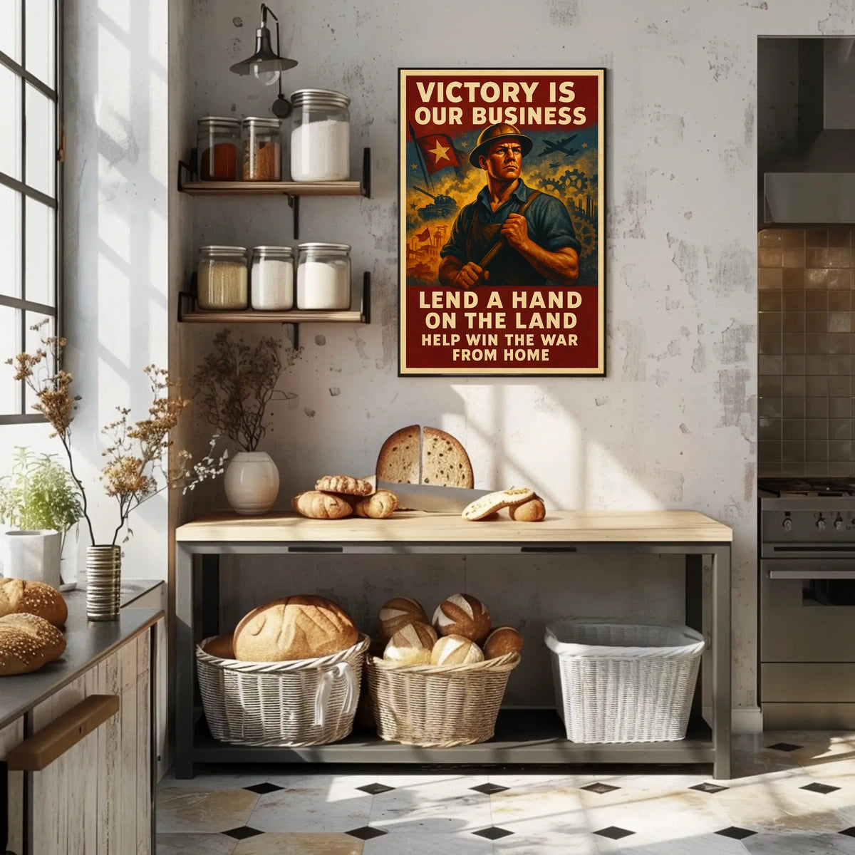 Victory is Our Business Poster