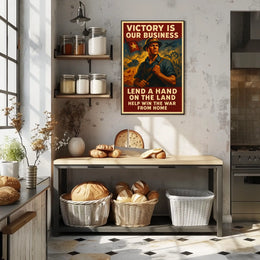 Victory is Our Business Poster