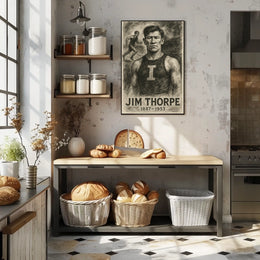 Jim Thorpe Legendary Athlete Poster