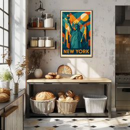 New York Iconic Skyline Poster