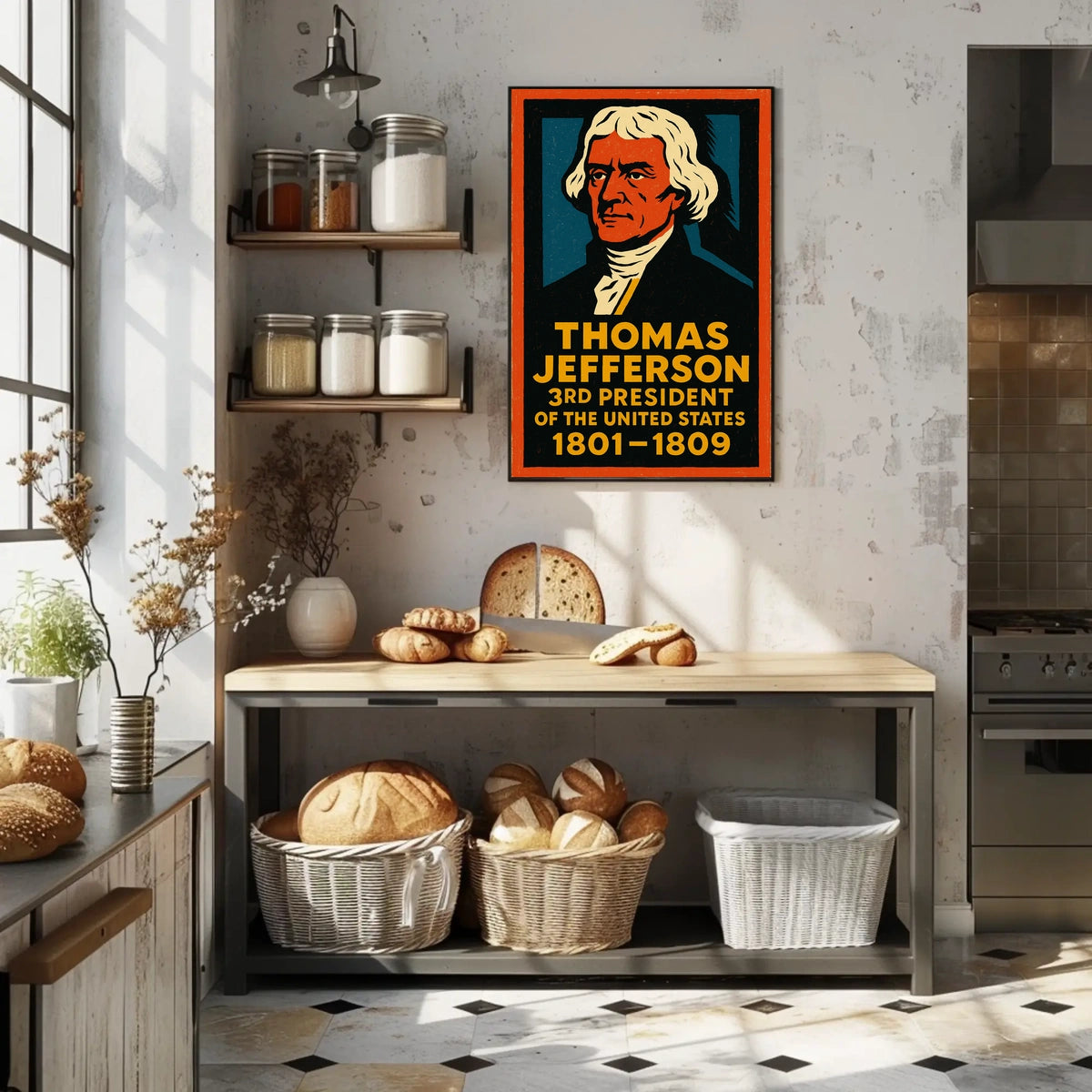 Thomas Jefferson 3rd President Poster