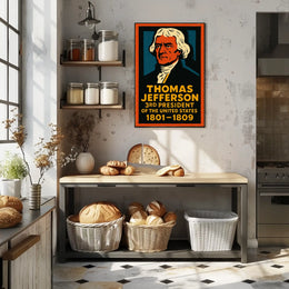 Thomas Jefferson 3rd President Poster