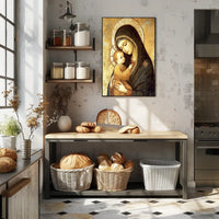 Renaissance Maternal Affection Spiritual Art Poster