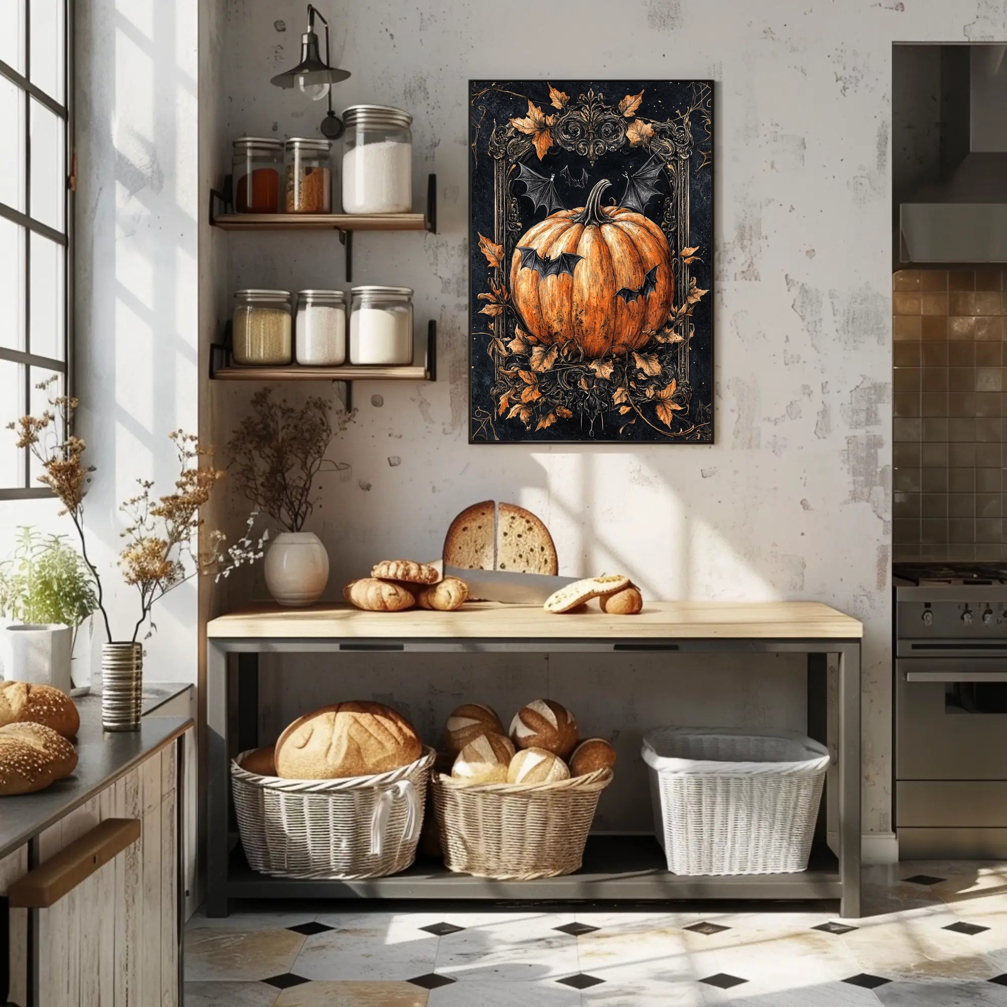 Enchanted Autumn Night Poster