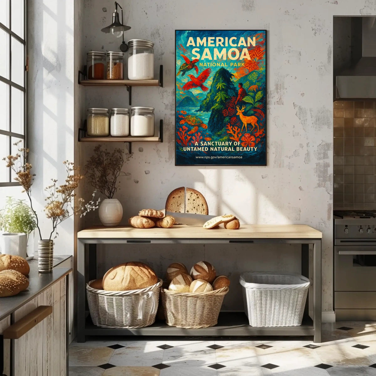 American Samoa Exquisite Nature National Park Poster
