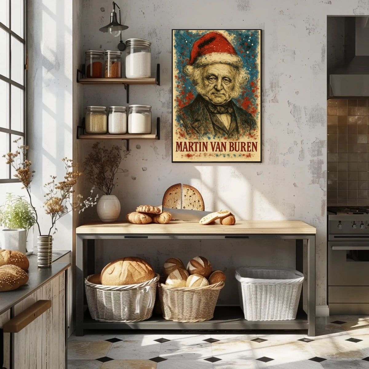 Martin Van Buren 8th President of the United States Christmas SeriesPoster