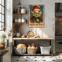 Martin Van Buren 8th President of the United States Christmas SeriesPoster