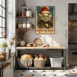 Martin Van Buren 8th President of the United States Christmas SeriesPoster