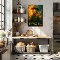 Buffalo Bill Wild West Cultural Vintage Heritage Poster