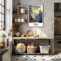 Yosemite National Park Vintage Poster Print