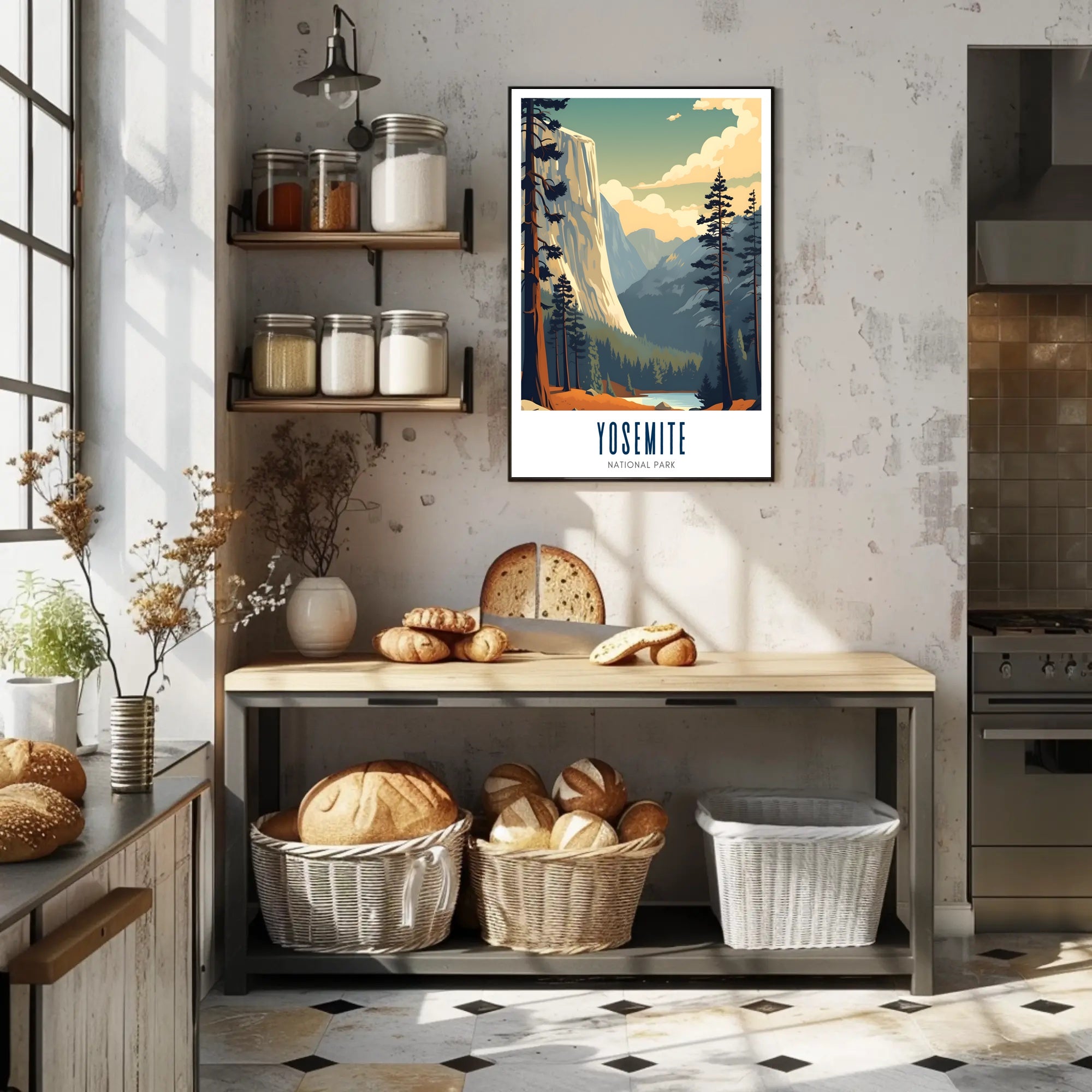 Yosemite National Park Vintage Poster Print