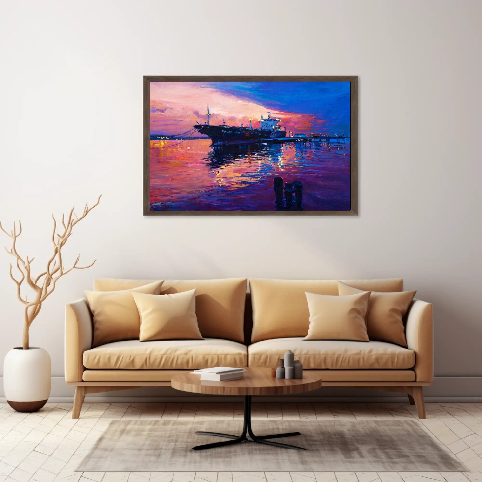 Twilight Harbor Poster
