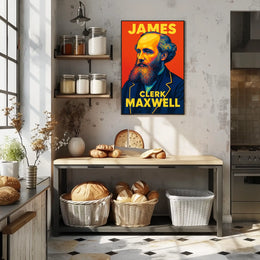 James Clerk Maxwell Poster