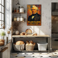 Millard Fillmore 13Th President Poster