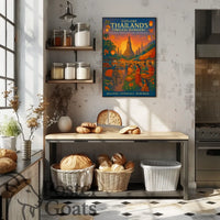 Thailand's Timeless Wonders Travel Poster