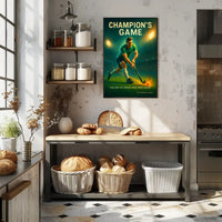 Champion's Game Dynamic Sports Action Poster PosterGoat