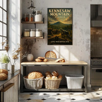 Kennesaw Mountain Civil War Battle Poster