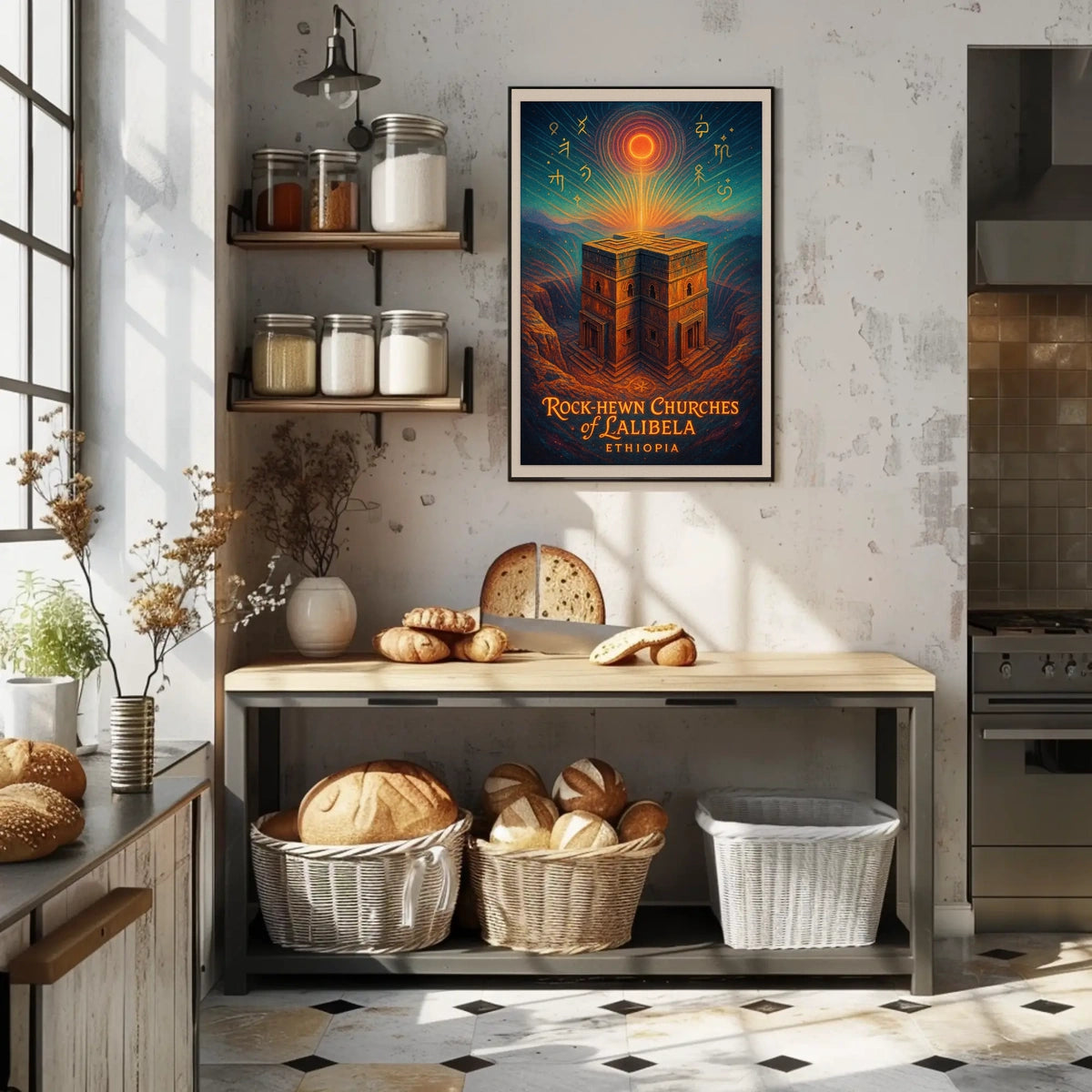 Rock-Hewn Churches of Lalibela Poster