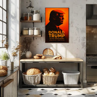 Donald Trump 47th President Patriotic Vintage Poster