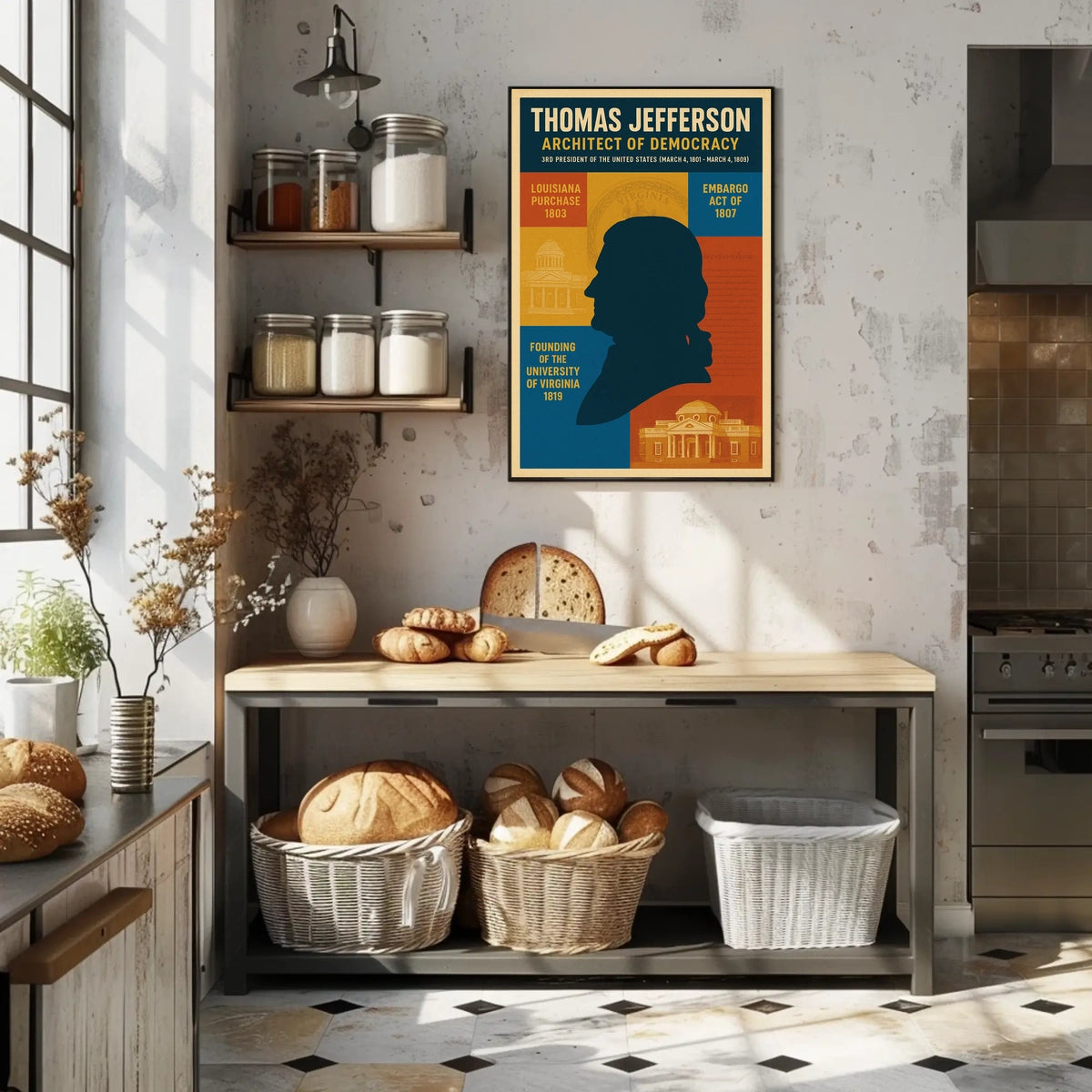 Thomas Jefferson 3rd President Poster
