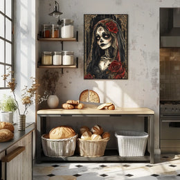 La Catrina Día de los Muertos Cultural Heritage Poster